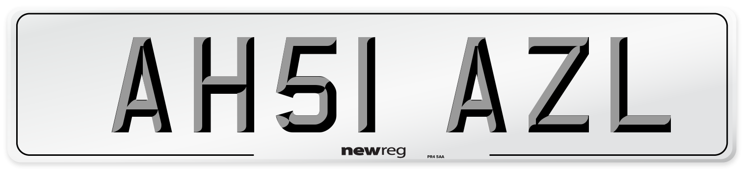 AH51 AZL Number Plate from New Reg